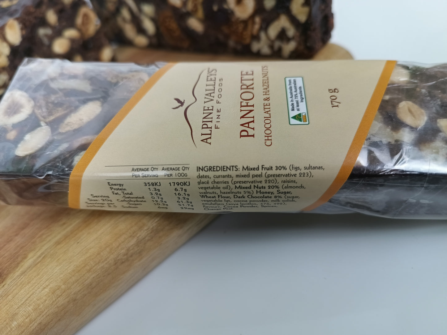 Chocolate and Hazelnut Panforte 170g